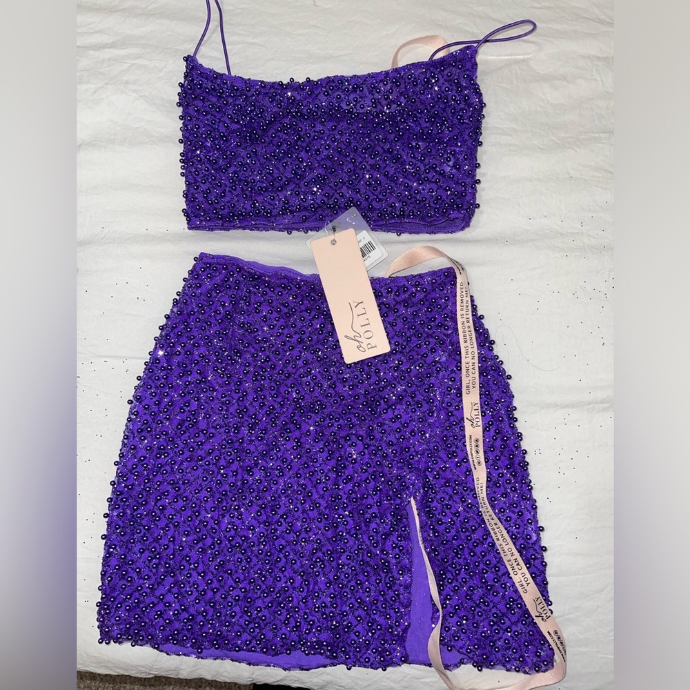 Oh Polly purple going out set